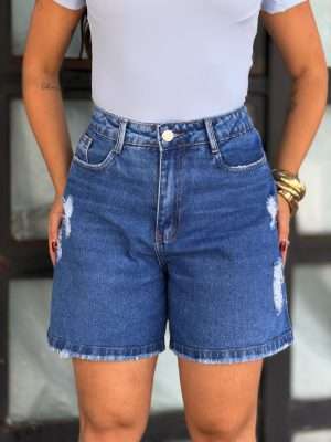 BERMUDA LAYANNE -  JEANS MOM