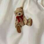 URSO COM LAÇO - MARFIM - 1